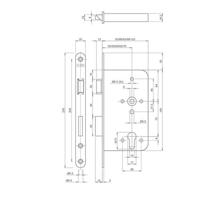 deurslot insteek d&n pc lips-5