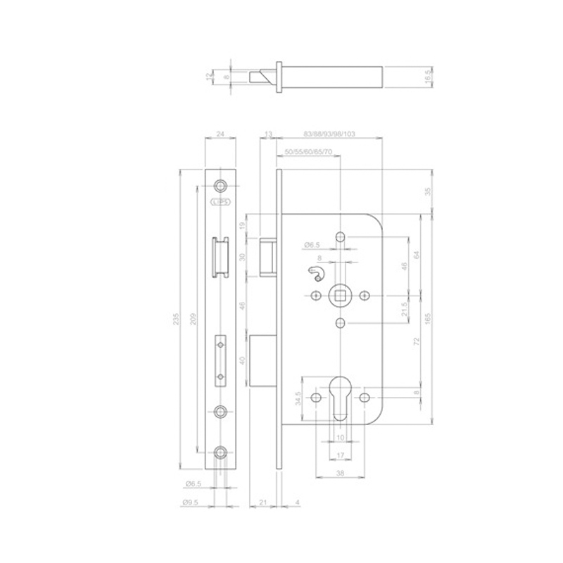 veiligheidsdeurslot insteek lips-5