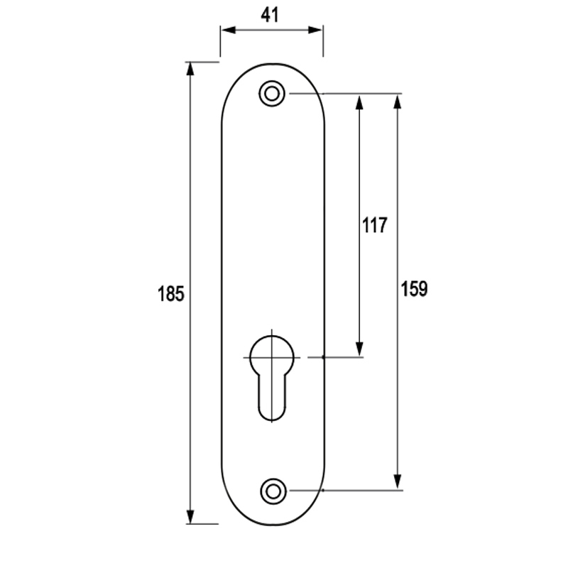 kortschild aluminium f1 oxloc-5