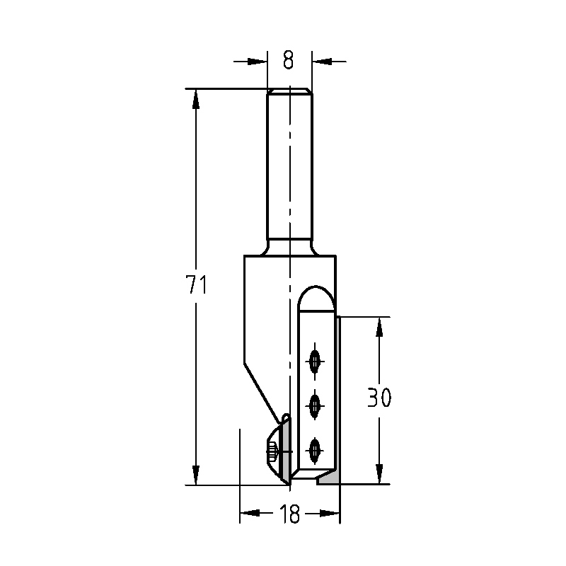 keermesgroeffrees hardmetaal titman-3