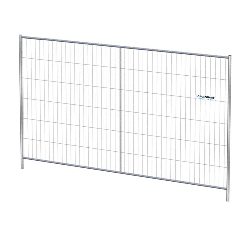 bouwhek met tussenstijl staal verzinkt