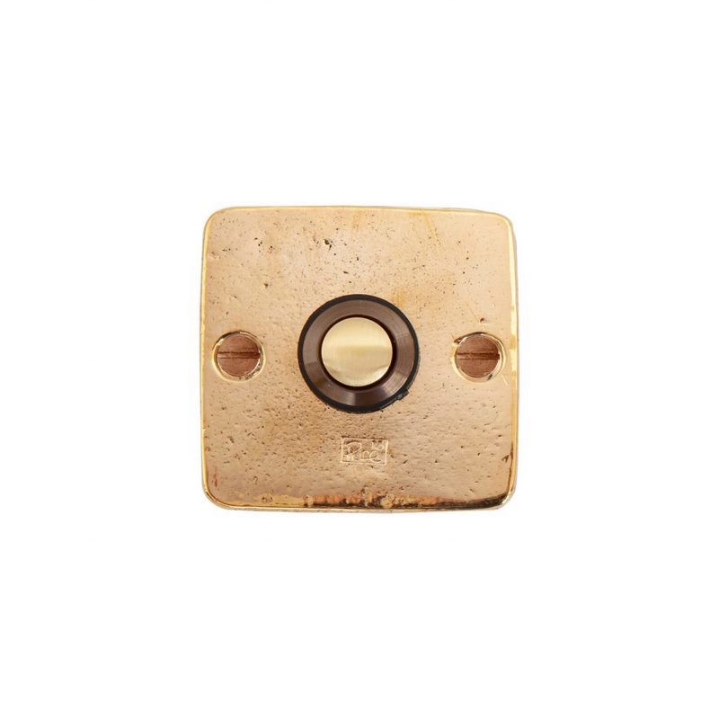 beldrukker ruw brons gepolijst