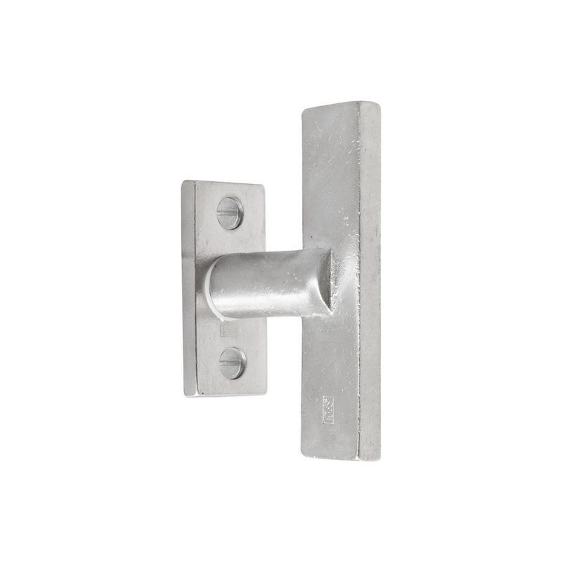 deurkruk mat wit brons