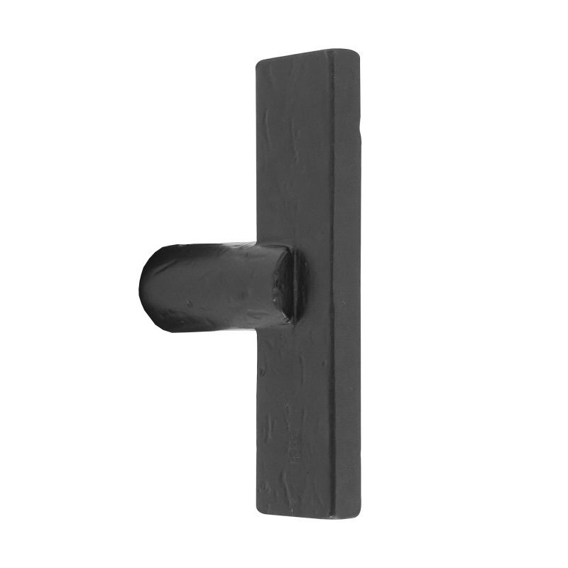 deurkruk verouderd ijzer zwart