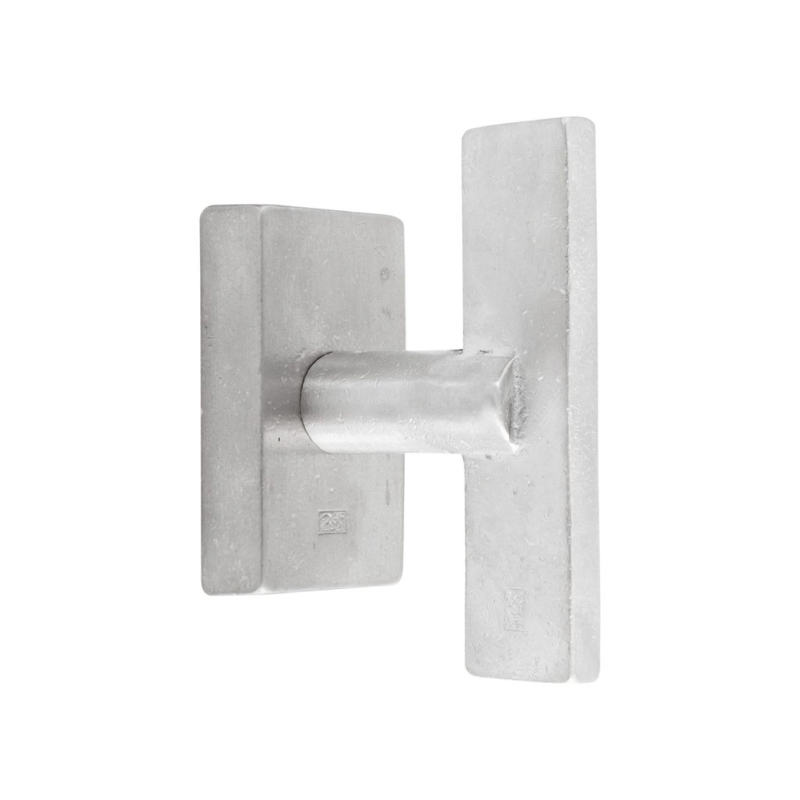 draaikiepkruk mat wit brons