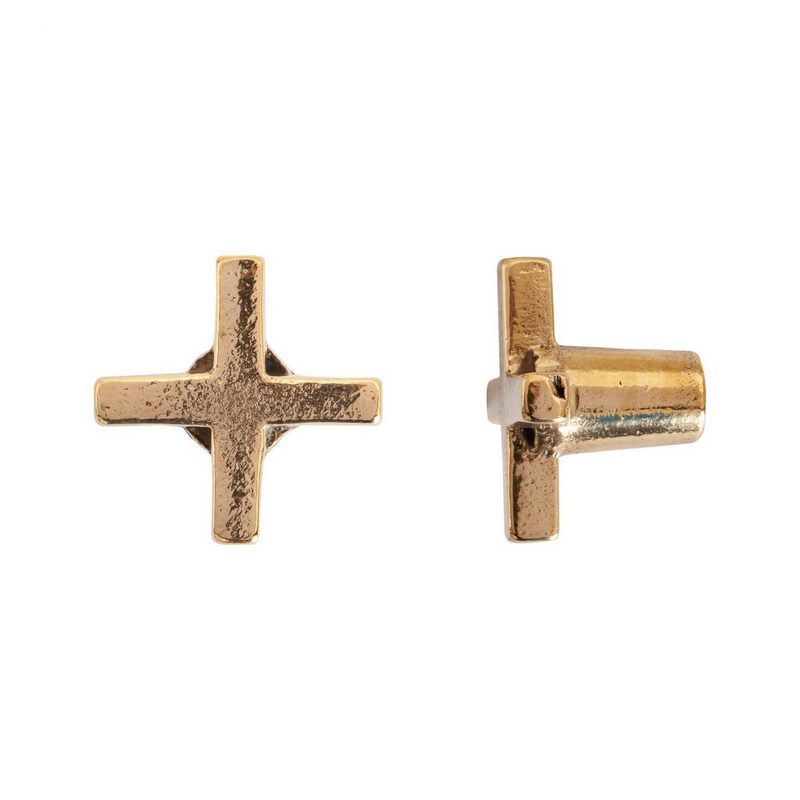 meubelknop ruw brons gepolijst