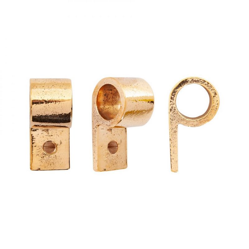 meubelknop ruw brons gepolijst