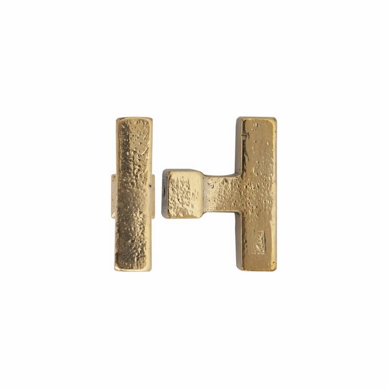 meubelknop ruw brons gepolijst