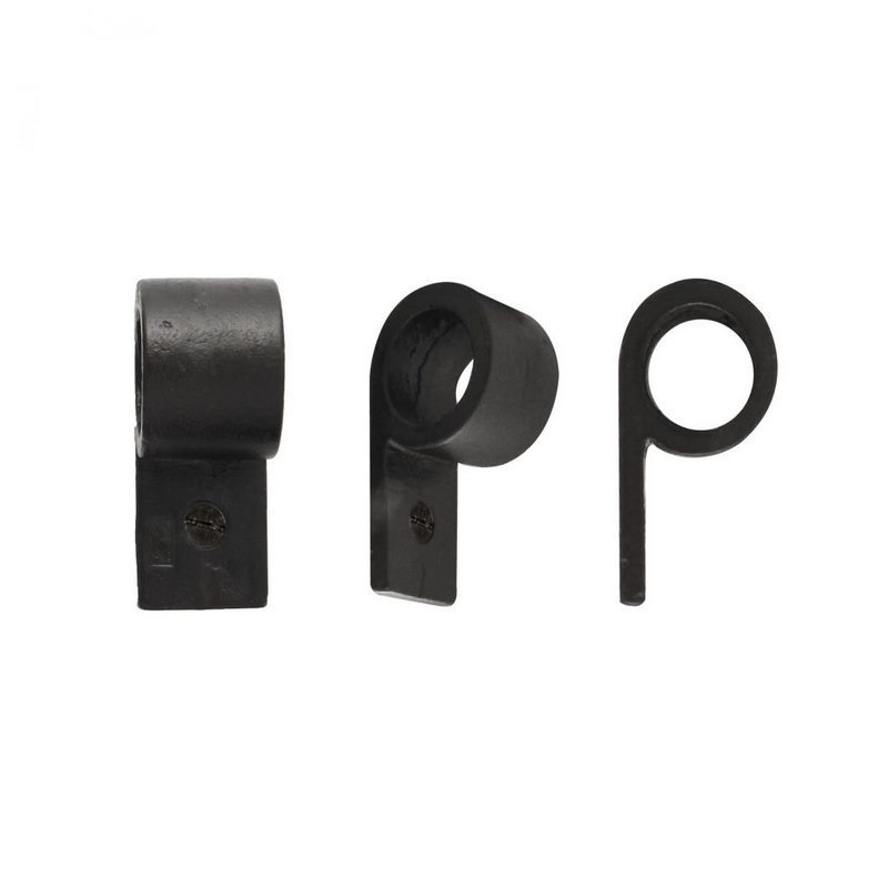 meubelknop verouderd ijzer zwart