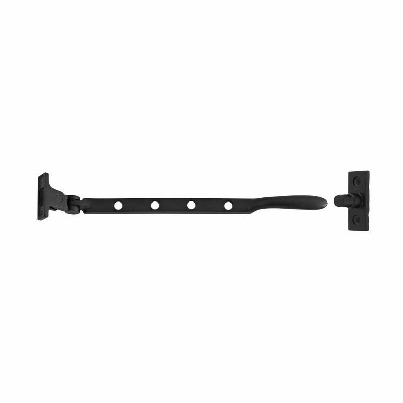 raamuitzetter verouderd ijzer zwart