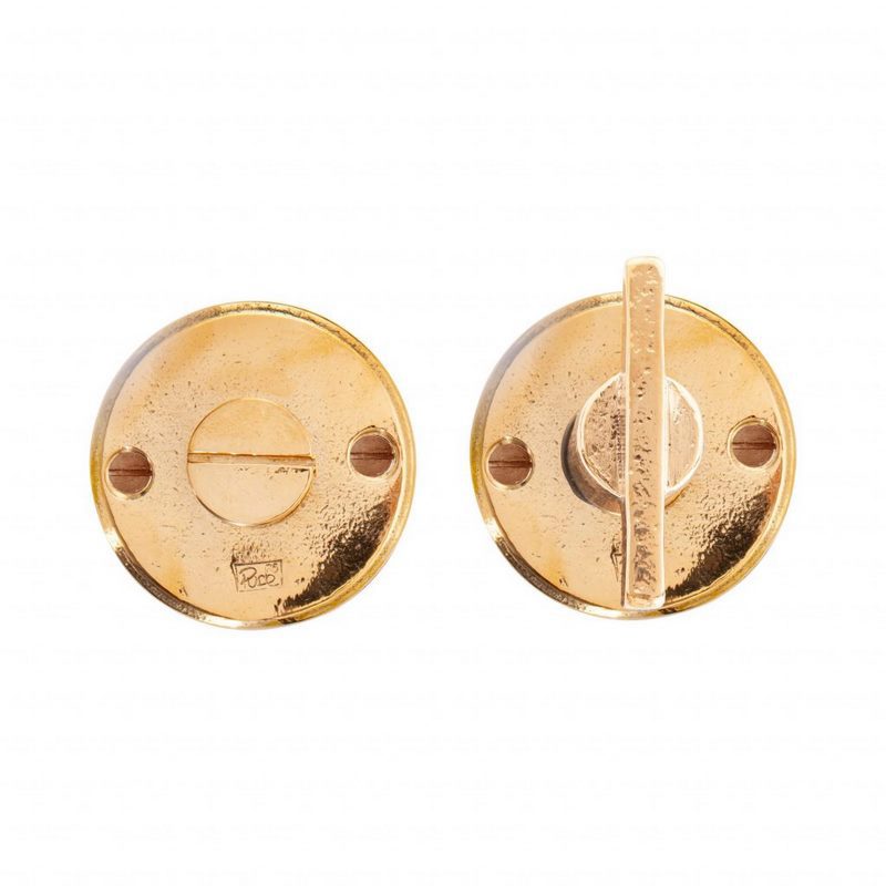 toiletrozet ruw brons gepolijst