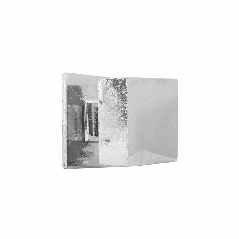 voordeurknop wit brons