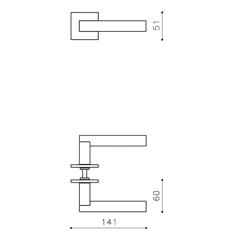 deurkruk chroom mat-5