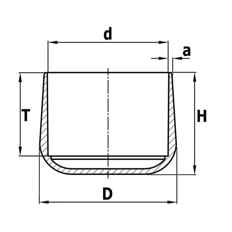 peerdop kunststof zwart-5