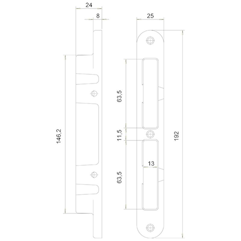 sluitkom zamac nemef/oxloc-4