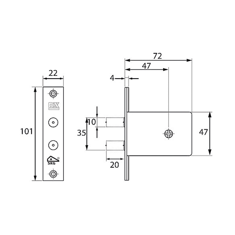 veiligheidsbijzetpenslot insteek dulimex-6