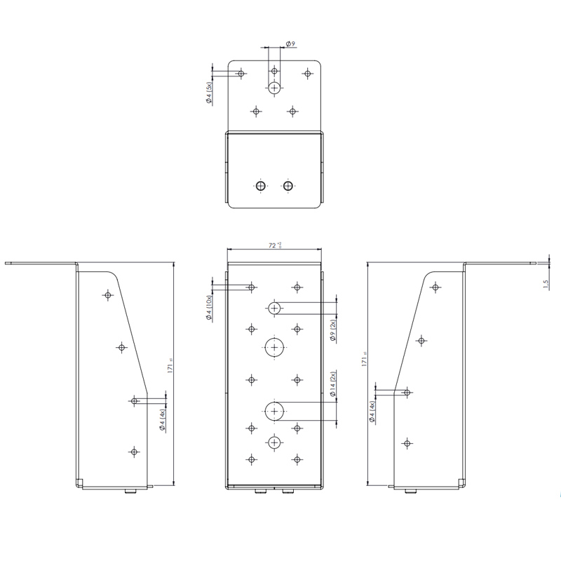 balkdrager gbs lange lip sv-5