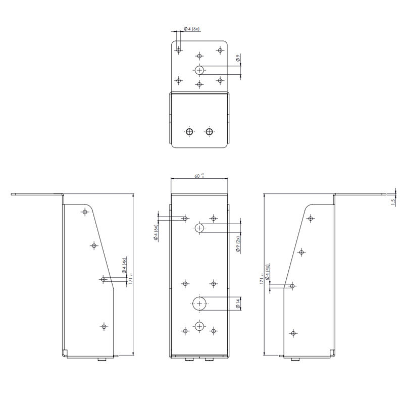 balkdrager gbs lange lip sv-4