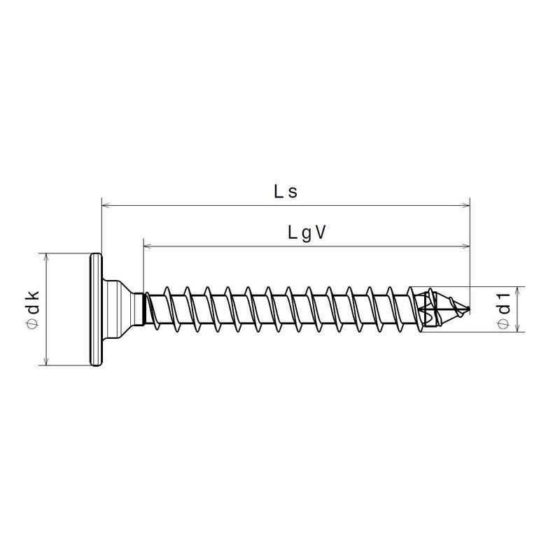 achterwandschroef wirox spax-5