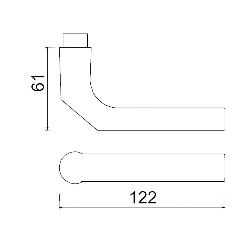 deurkruk gatdeel aluminium f1 oxloc-5