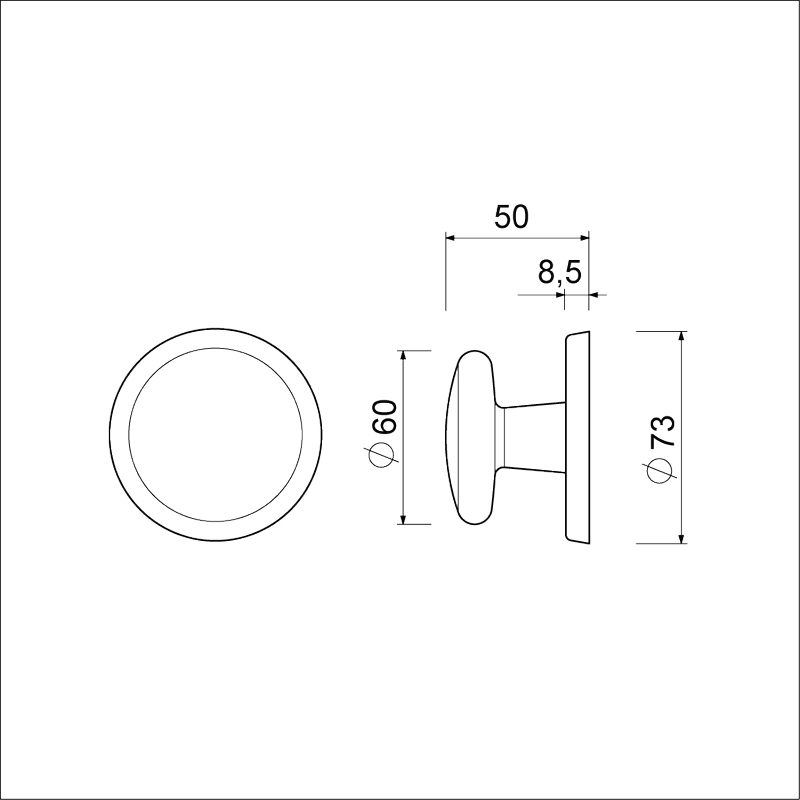voordeurknop aluminium mat zwart oxloc-5