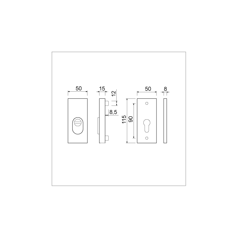 veiligheidsrozet alu mat zwart oxloc-4