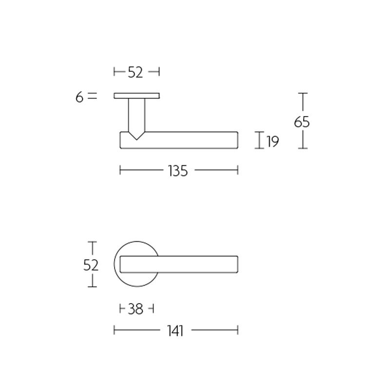 deurkruk mat zwart-3