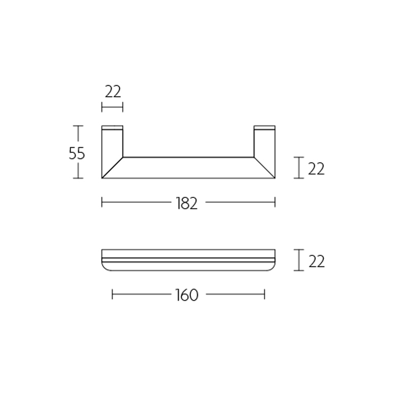 meubelgreep rvs/eiken zwart-4