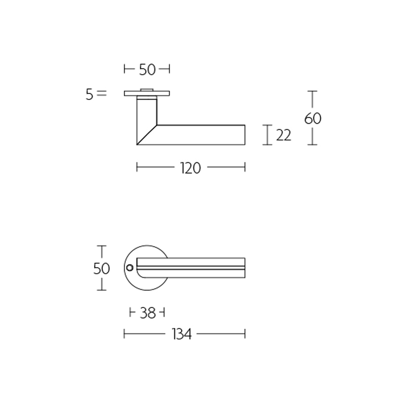 deurkruk rvs/eiken zwart-4
