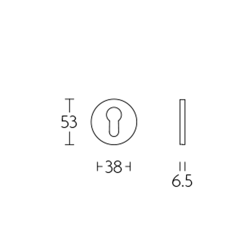 profielcilinderrozet pvd mat zwart-4
