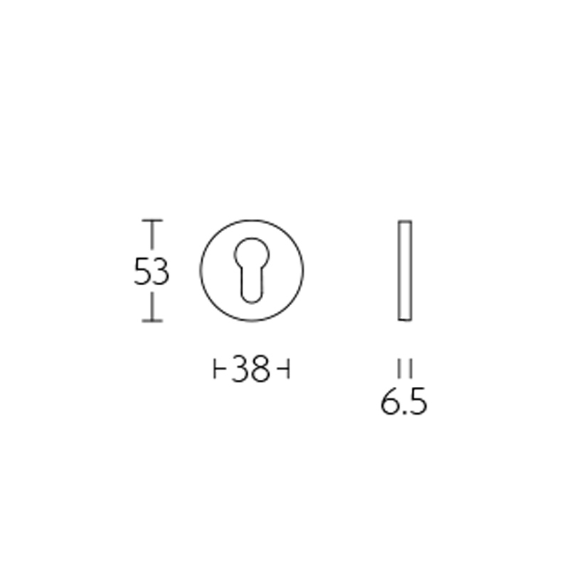 profielcilinderrozet pvd mat zwart-4