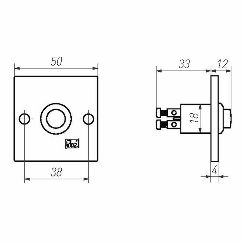 beldrukker ruw brons-3