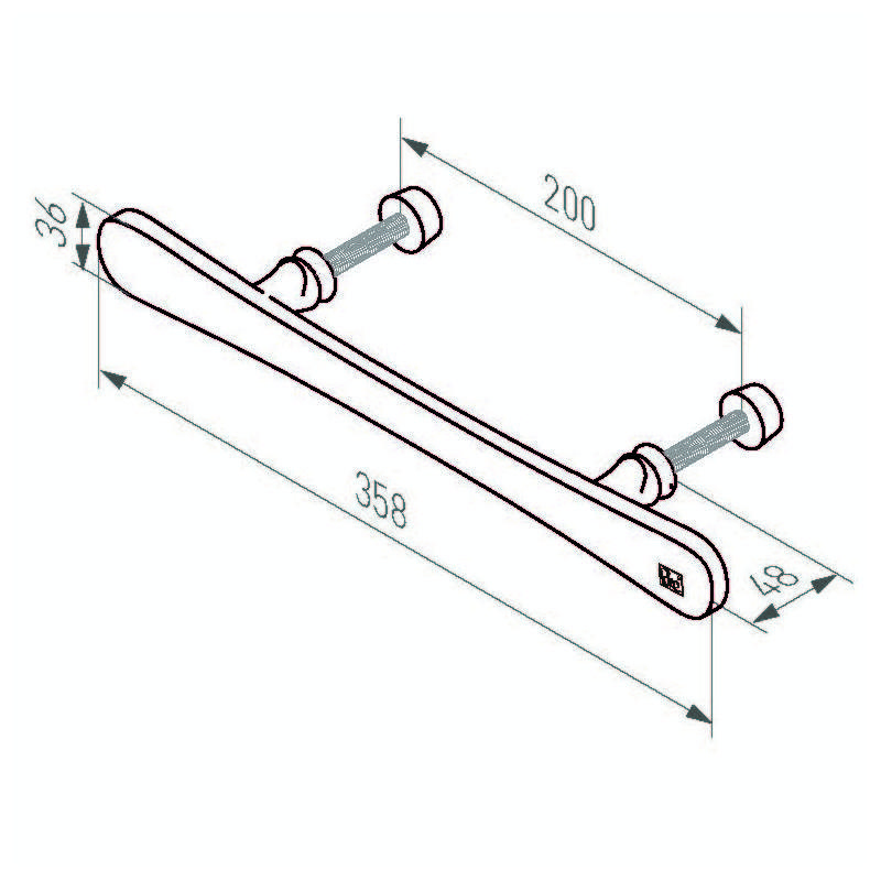 deurgreep ruw brons-3