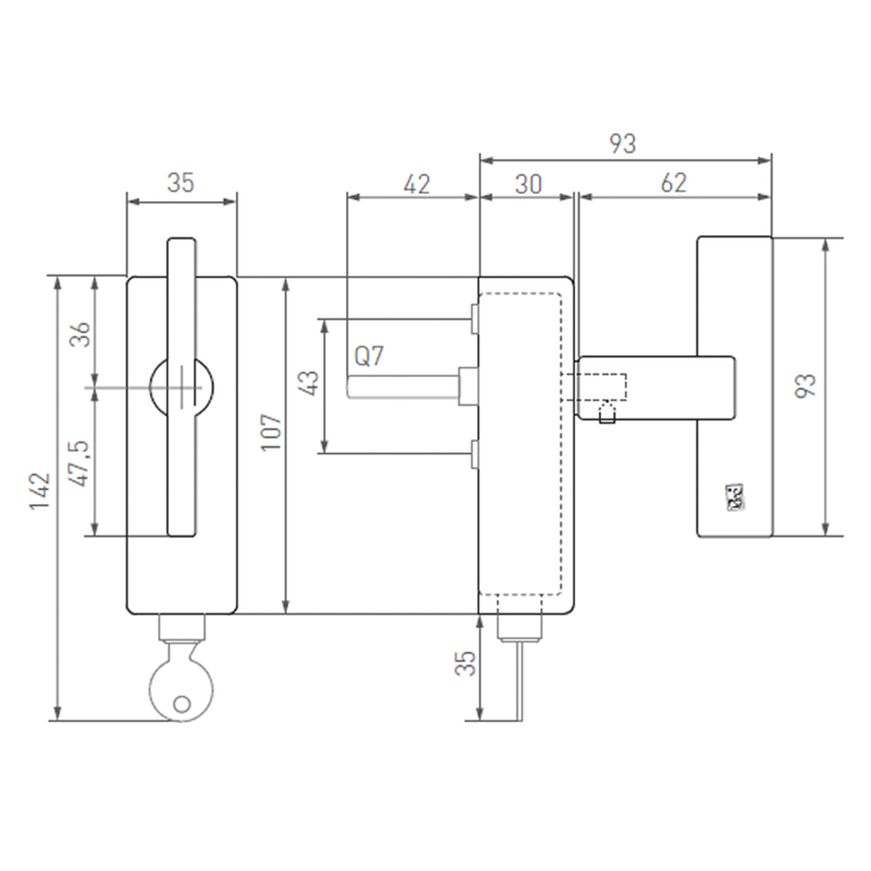 draaikiepkruk mat wit brons-3