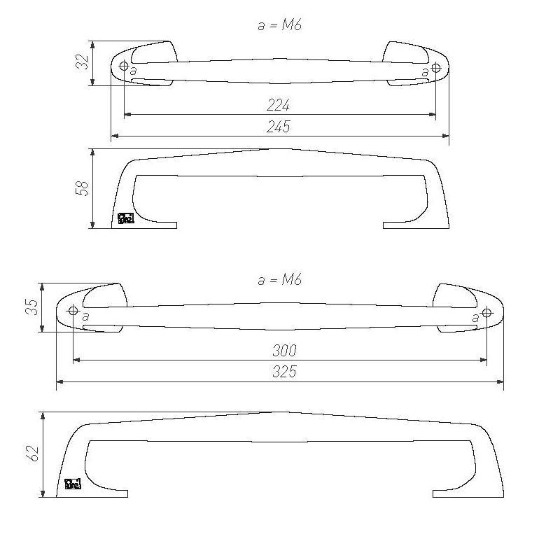 meubelgreep verouderd ijzer zwart-3