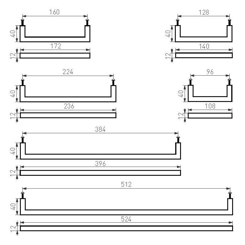 meubelgreep verouderd ijzer zwart-3