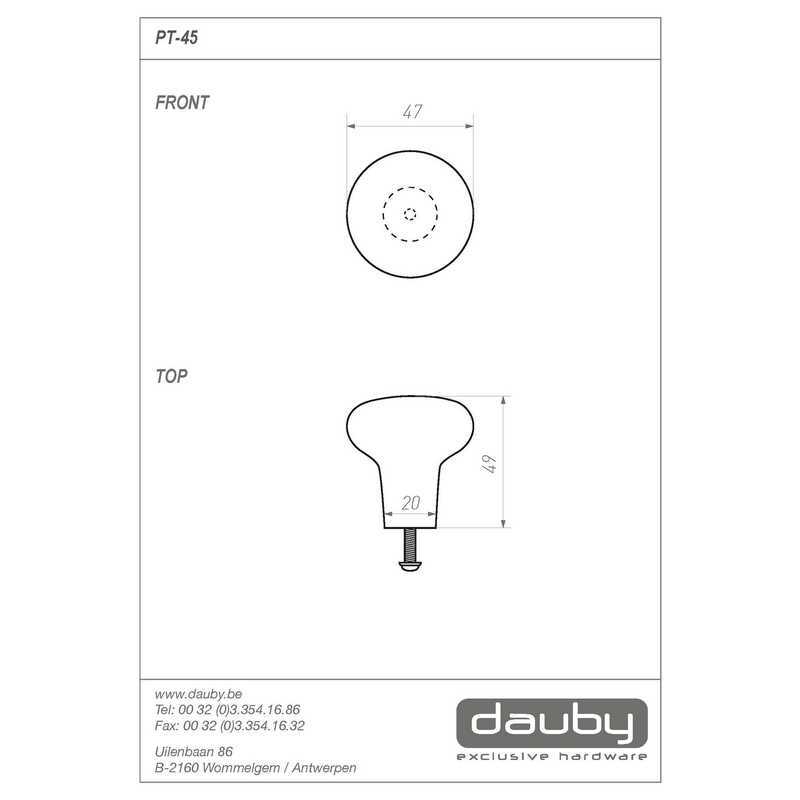 meubelknop mat wit brons-3