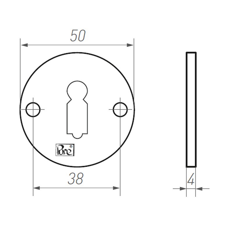 sleutelgatrozet ruw metaal-3
