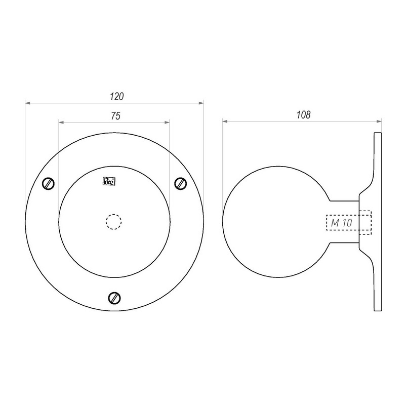 voordeurknop wit brons-3