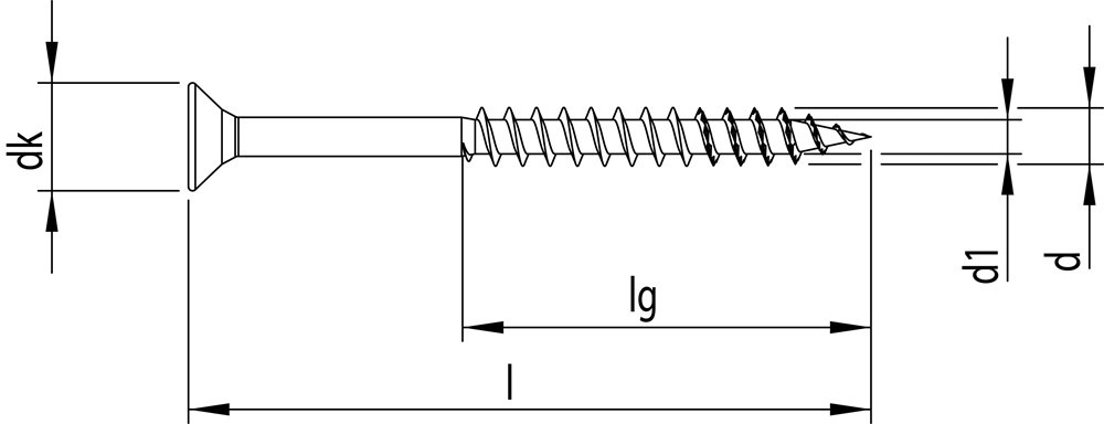 spaanplaatschroef verzinkt heco-3