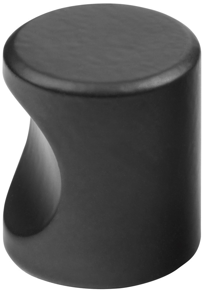 meubelknop aluminium zwart hermeta