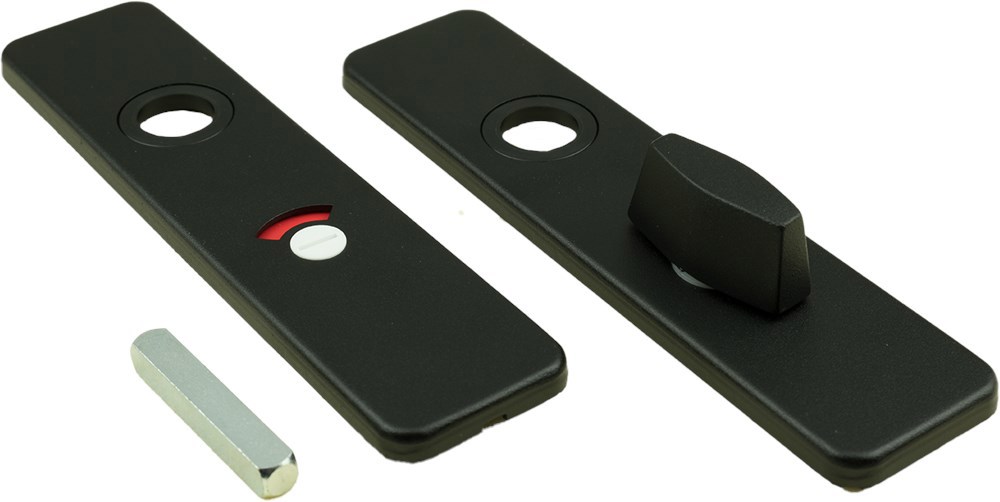 kortschild aluminium mat zwart oxloc