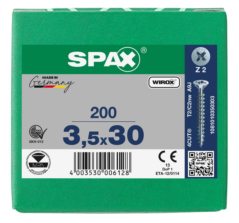 spaanplaatschroef wirox spax-7