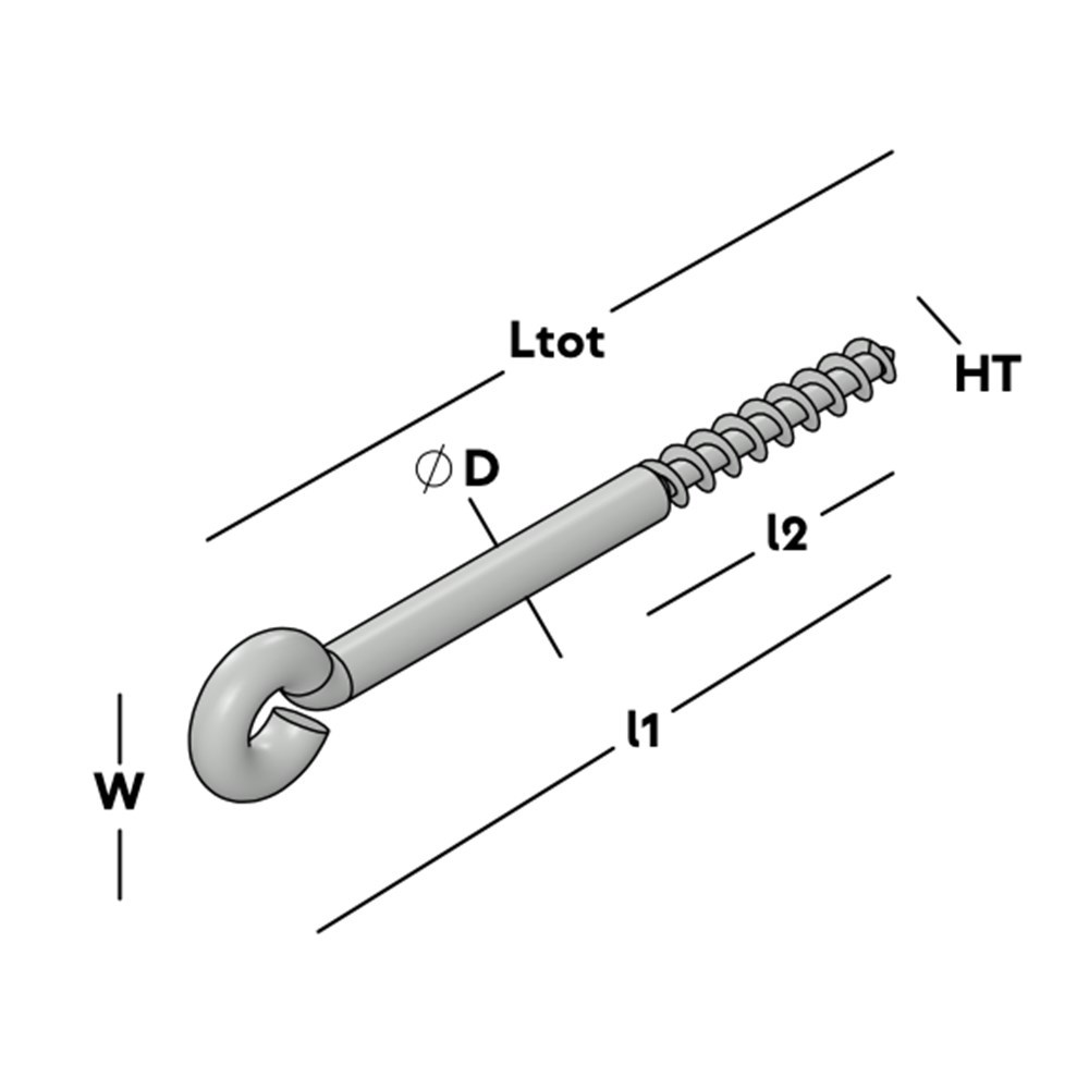 schroefoog lang houtdraad elvz-3