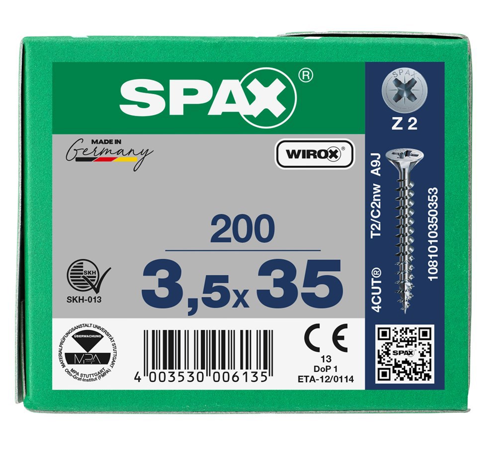 spaanplaatschroef wirox spax-7