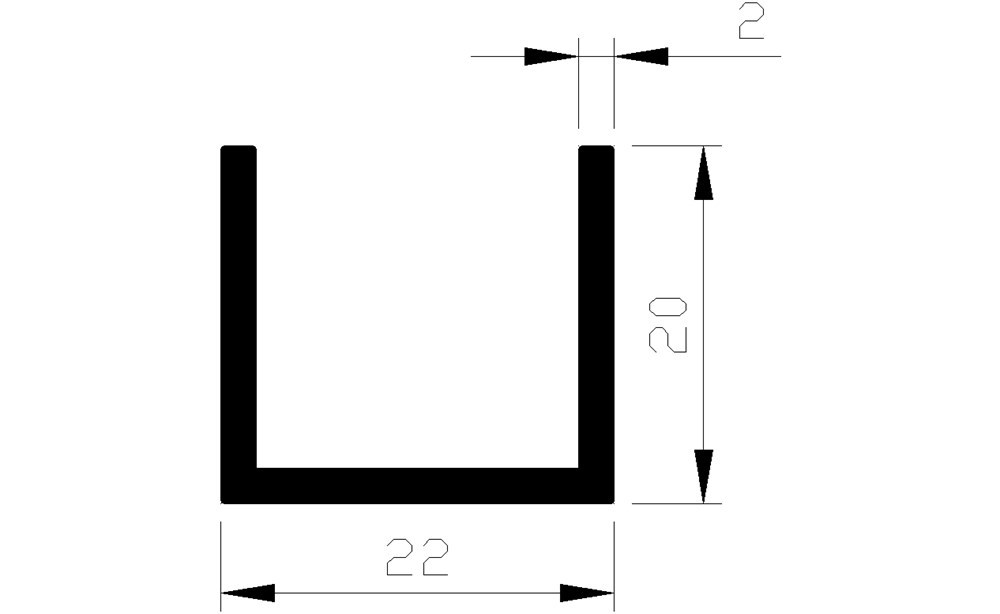 U-profiel aluminium brute-3