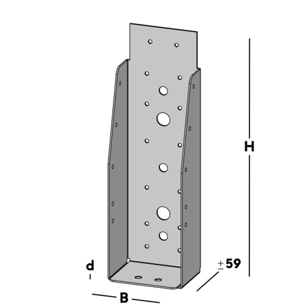 balkdrager gbs zonder lip sv-3