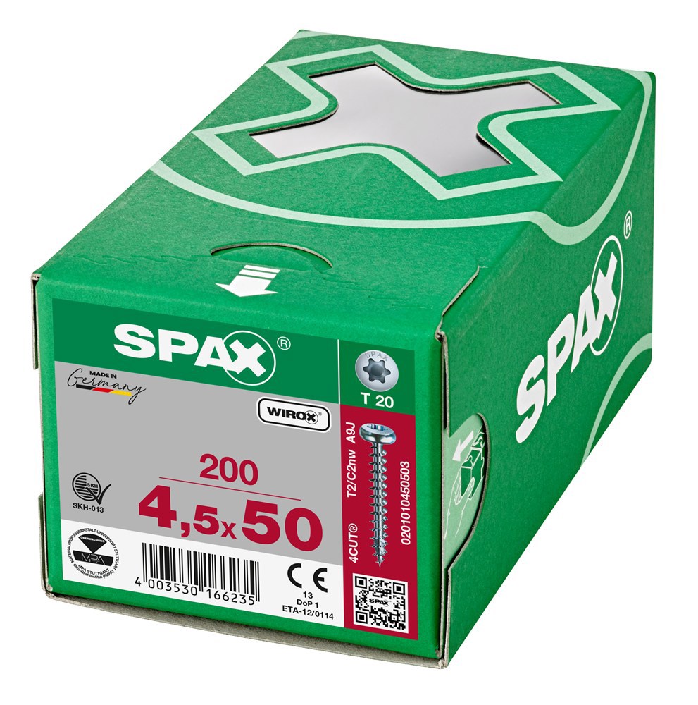 spaanplaatschroef wirox spax-6