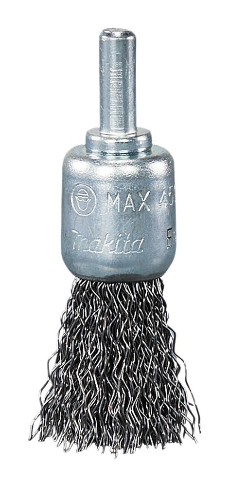 penseelborstel staaldraad gegolfd makita