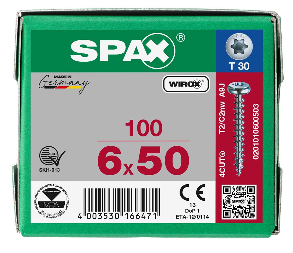 spaanplaatschroef wirox spax-7